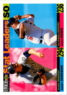 1996 Collector's Choice Randy Johnson/Hideo Nomo #7