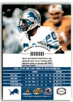 1997 Pinnacle Inscriptions Barry Sanders #20