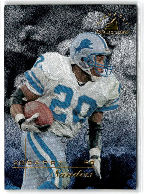 1997 Pinnacle Inscriptions Barry Sanders #20