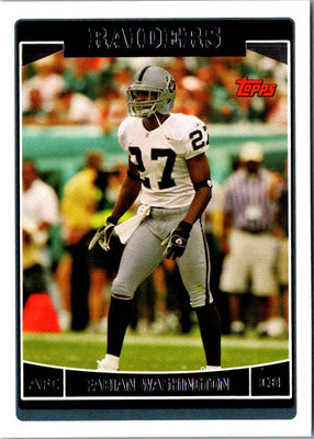 2006 Topps Fabian Washington #131