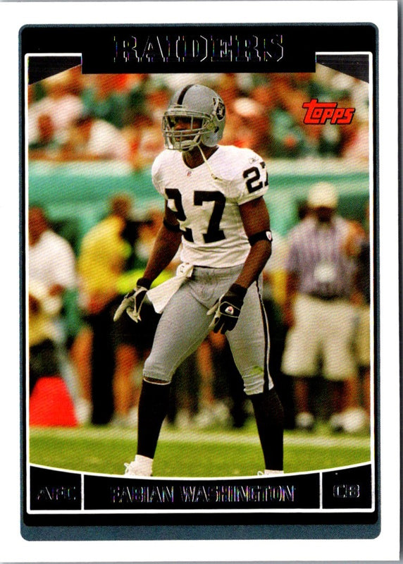 2006 Topps Fabian Washington #131
