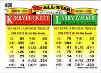1993 Topps Larry Walker/Kirby Puckett #406