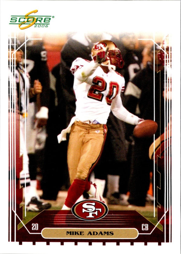 2006 Score Mike Adams #316 Rookie