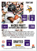 2015 Score Scorecard MyCole Pruitt #427