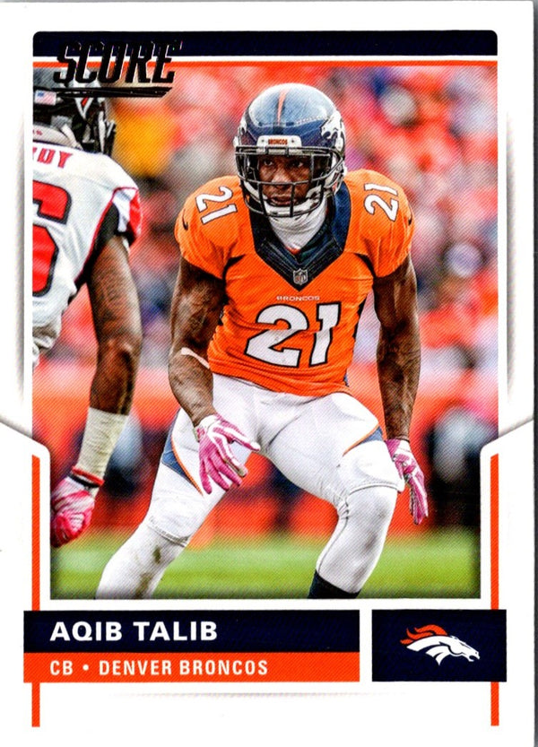 2017 Score Scorecard Aqib Talib #322