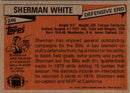 1981 Topps Sherman White