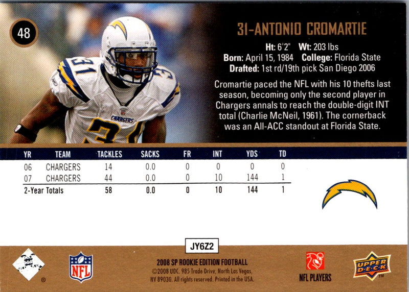 2008 SP Antonio Cromartie