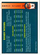 1992 Front Row Draft Picks Gold Randy Woods