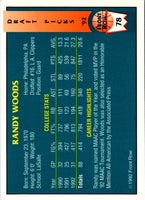 1992 Front Row Draft Picks Gold Randy Woods #78