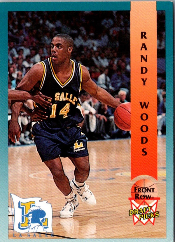 1992 Front Row Draft Picks Gold Randy Woods #78