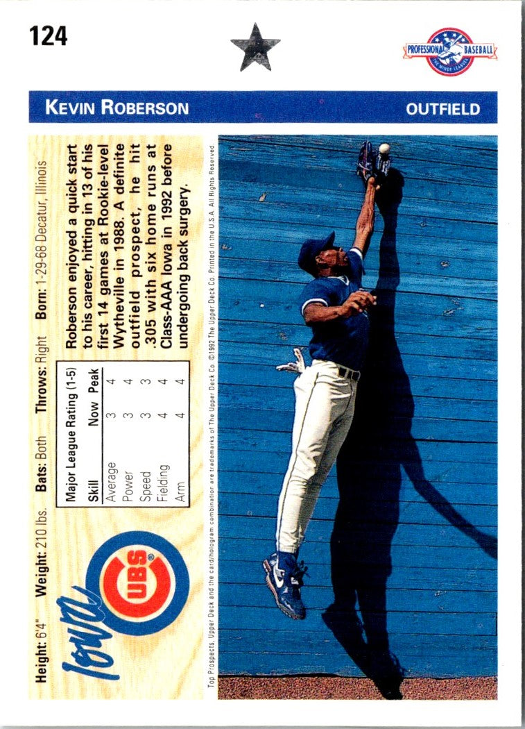 1992 Upper Deck Minors Kevin Roberson