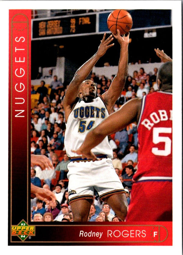 1993 Upper Deck Rodney Rogers #347 Rookie
