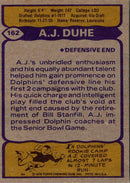 1979 Topps A.J. Duhe
