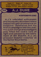 1979 Topps A.J. Duhe #162