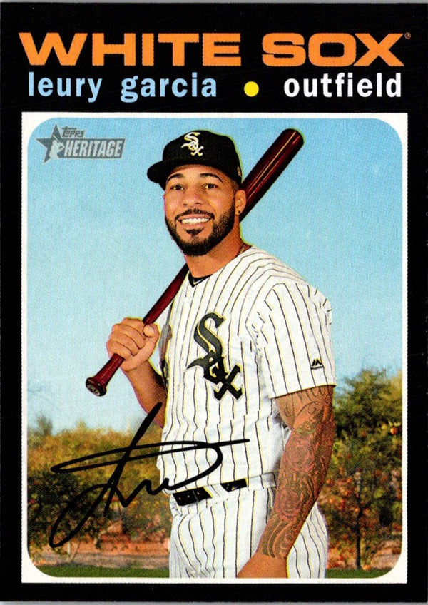 2020 Topps Heritage Leury Garcia #189