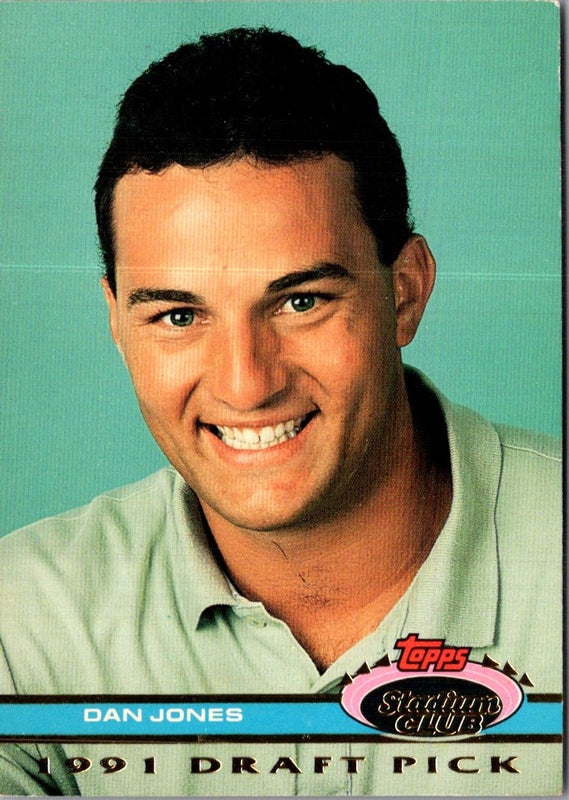 1992 Stadium Club Dome Dan Jones #95 Rookie