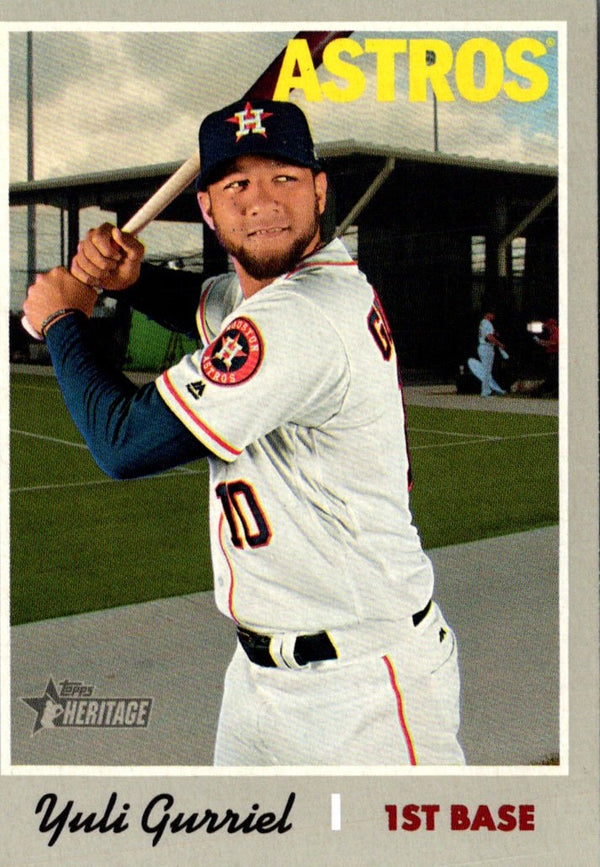 2019 Topps Heritage Yuli Gurriel #382