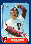 1986 Fleer Update Chris James