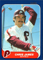 1986 Fleer Update Chris James #U-55