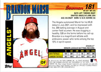 2021 Bowman Heritage Brandon Marsh #181