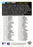 1996 Collector's Choice Hideo Nomo