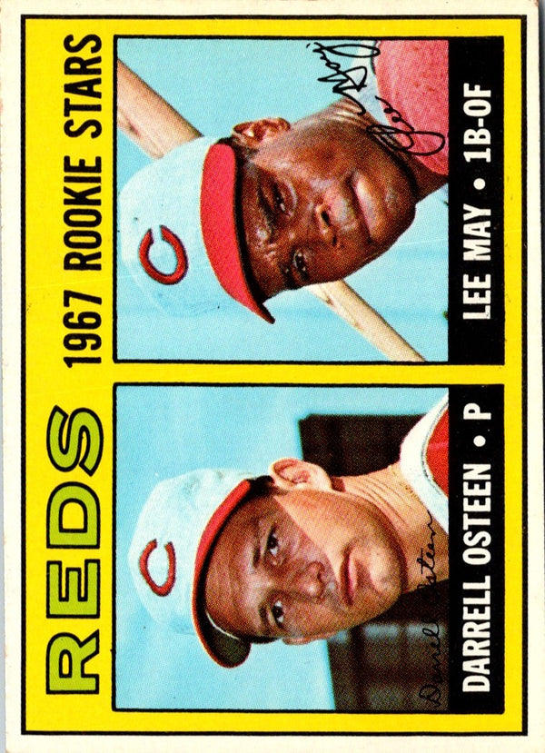 1967 Topps Lee May / OSTEEN #222 Rookie VG-EX