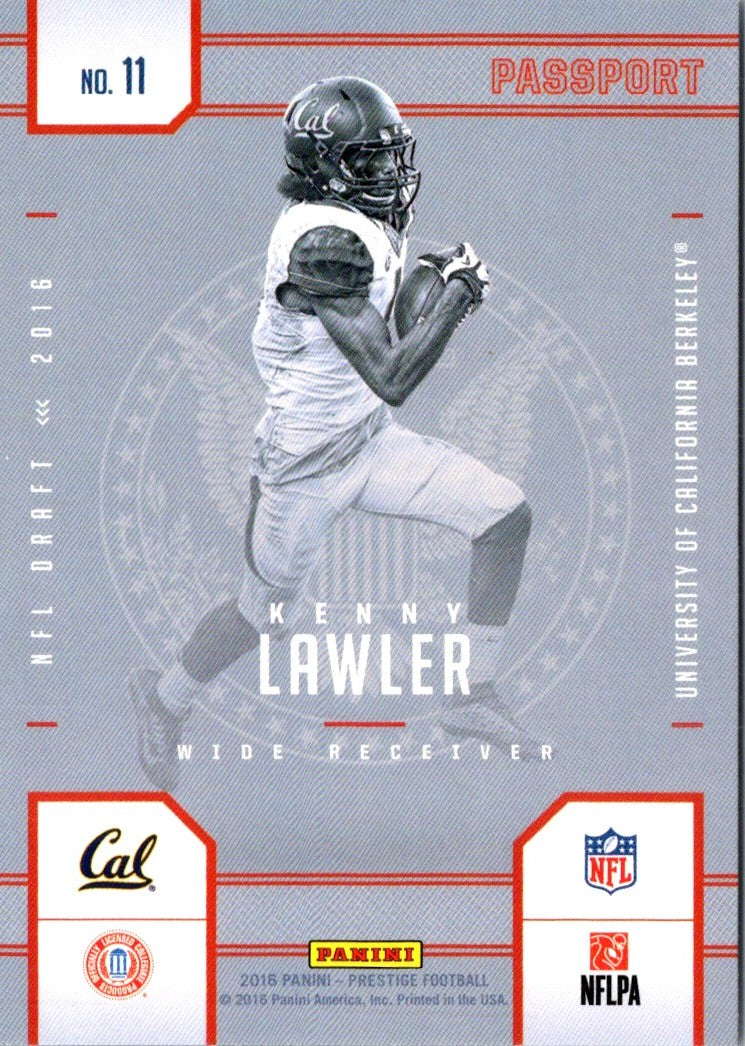 2016 Panini Prestige NFL Passport Kenny Lawler