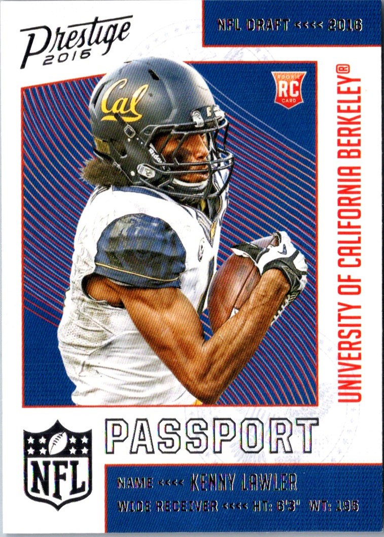 2016 Panini Prestige NFL Passport Kenny Lawler