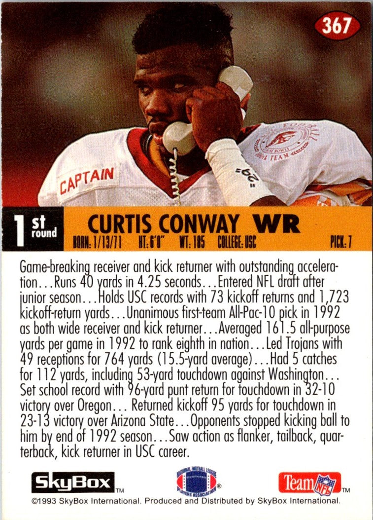 1993 SkyBox Impact Curtis Conway