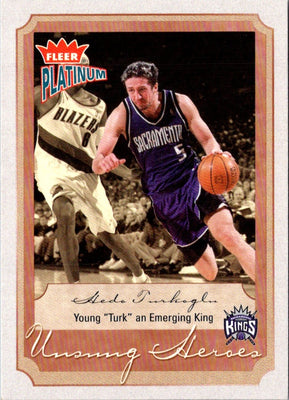 2002 Fleer Platinum Hedo Turkoglu #144