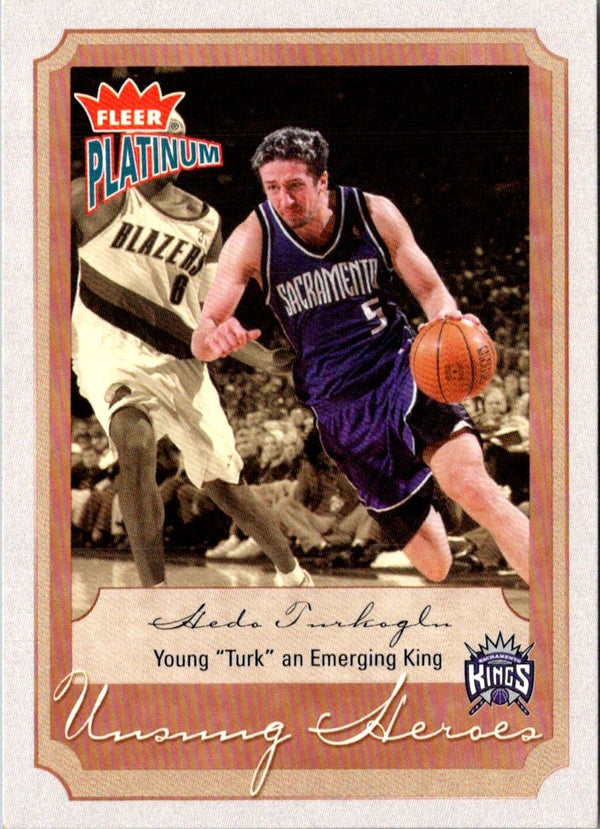 2002 Fleer Platinum Hedo Turkoglu #144