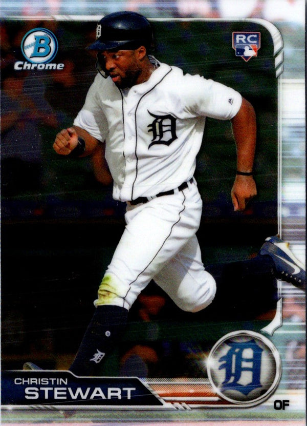 2019 Bowman Chrome Christin Stewart #7 Rookie