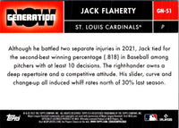 2022 Topps Generation Now Jack Flaherty #GN-51