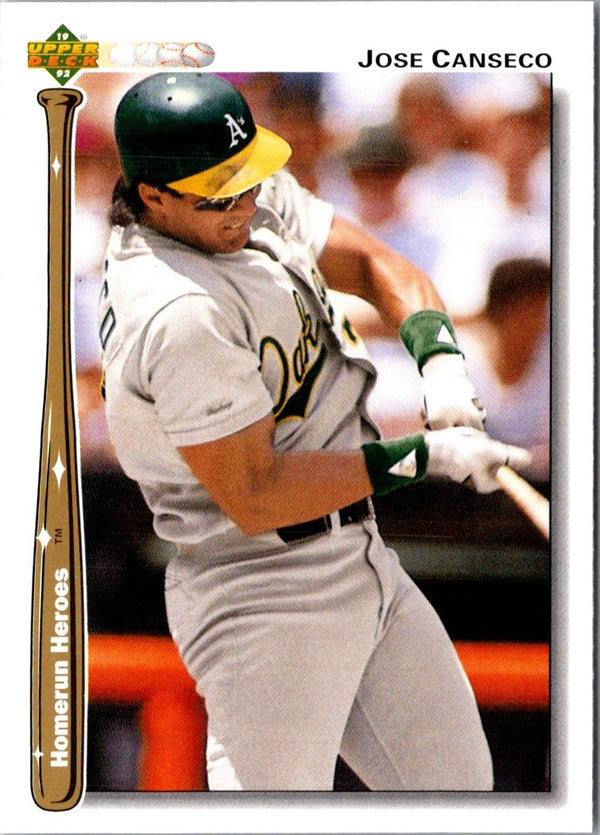 1992 Upper Deck Home Run Heroes Jose Canseco #HR1