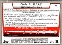 2012 Bowman Chrome Daniel Bard #100