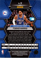2022 Panini Mosaic Blue Tobias Harris #28