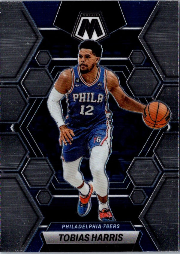 2022 Panini Mosaic Blue Tobias Harris #28