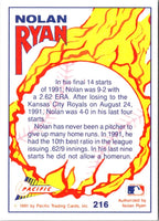 1991 Pacific Nolan Ryan Texas Express I Nolan Ryan #14