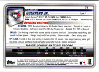 2020 Bowman Chrome Vladimir Guerrero Jr. #78