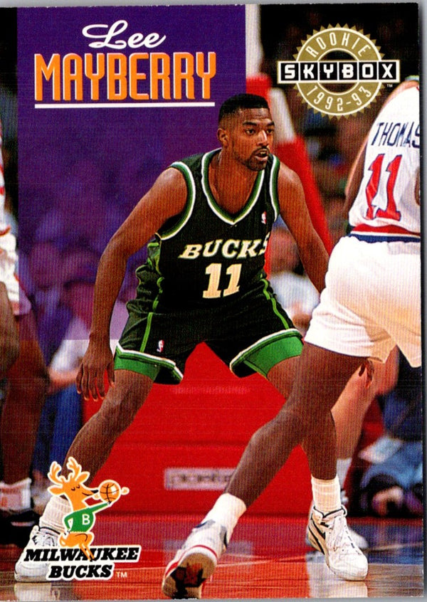 1992 SkyBox Lee Mayberry #365 Rookie