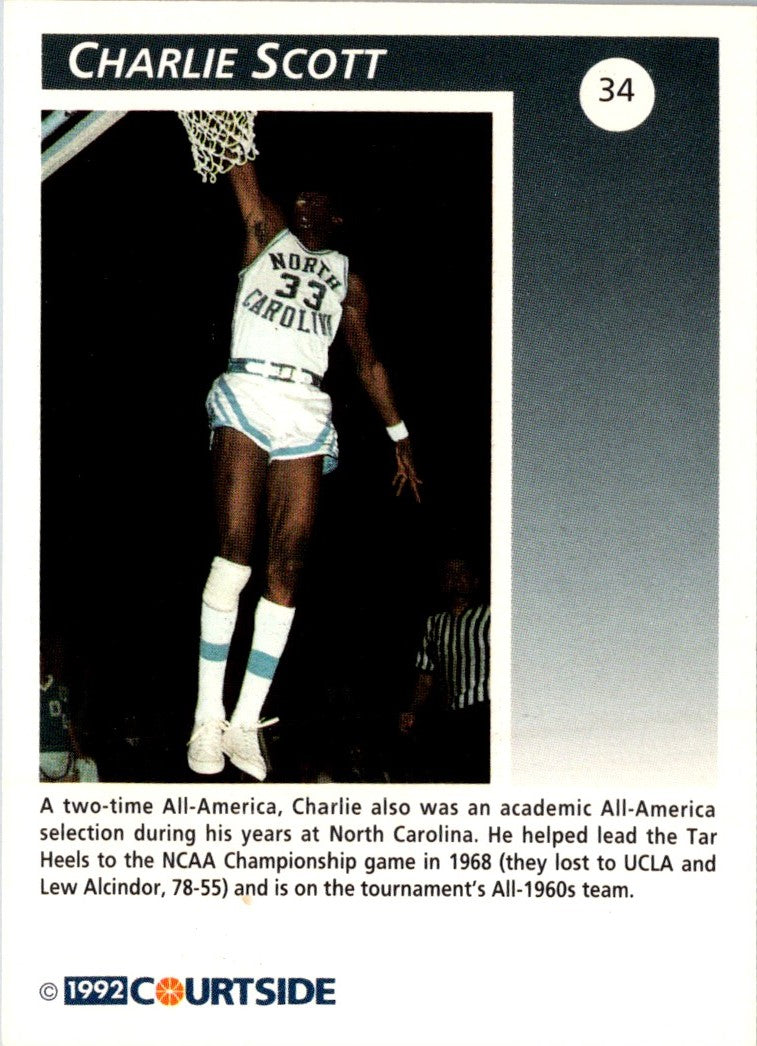 1992 Courtside Flashback Charlie Scott