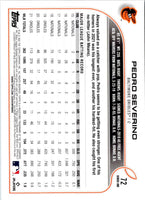 2022 Topps Pedro Severino #72