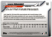 2020 Topps Chrome Junior Fernandez #162 Rookie