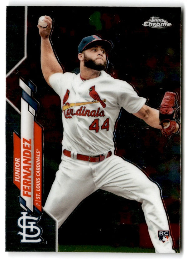 2020 Topps Chrome Junior Fernandez #162 Rookie