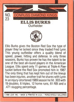 1990 Donruss Super Diamond Kings Ellis Burks #23