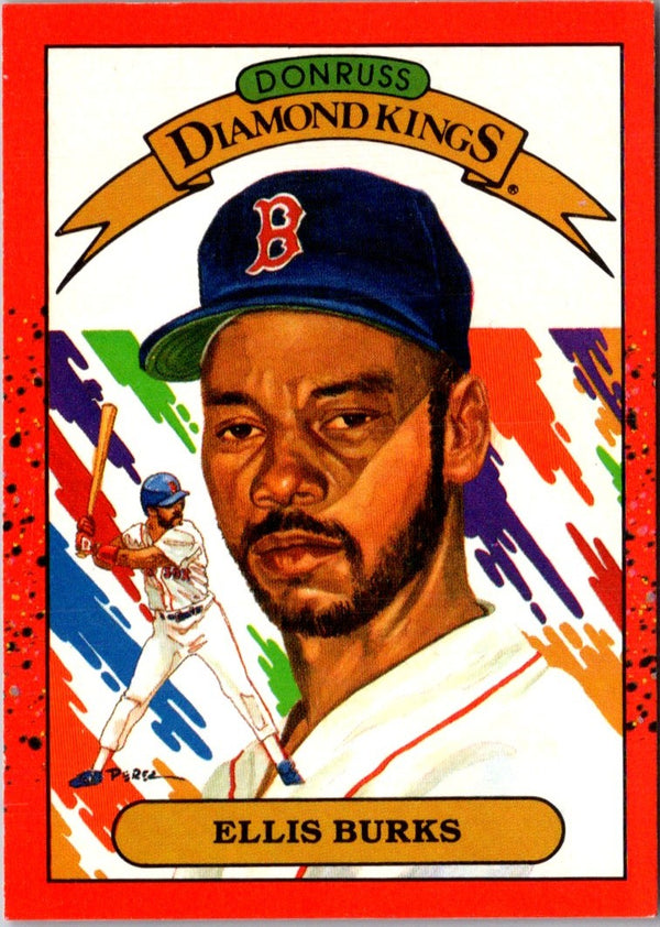 1990 Donruss Super Diamond Kings Ellis Burks #23