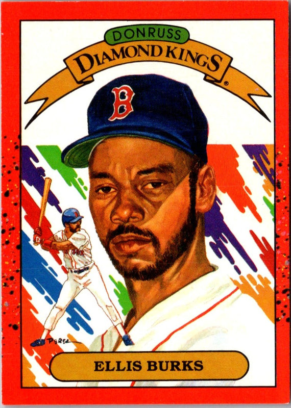 1990 Donruss Super Diamond Kings Ellis Burks #23