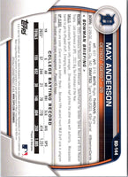 2023 Bowman Draft Max Anderson #BD-144 Rookie