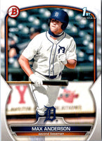 2023 Bowman Draft Max Anderson #BD-144 Rookie