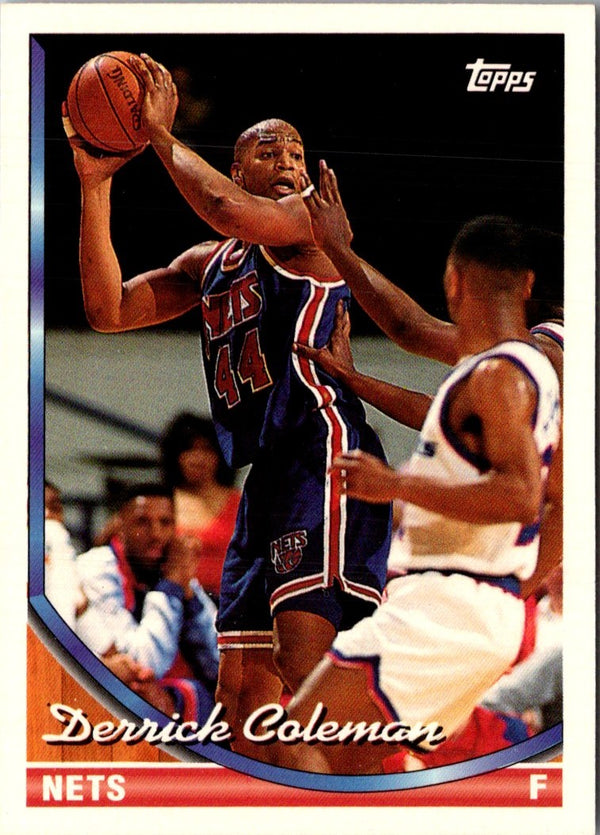1993 Topps Derrick Coleman #166